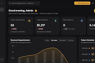 build a modern appointment booking system for your business