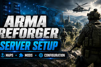setup and customize your arma reforger server with mods and maps