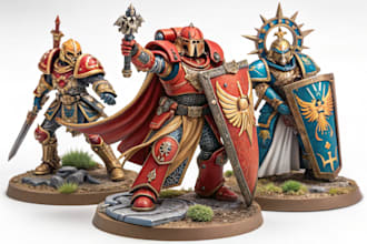 paint your warhammer 40k and fantasy miniatures