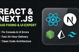 fix php, react, next js bugs, website UI issues
