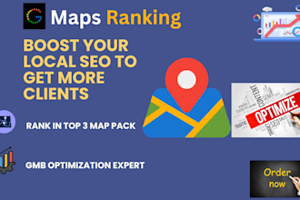 optimize google my business listing for local SEO gmb map ranking