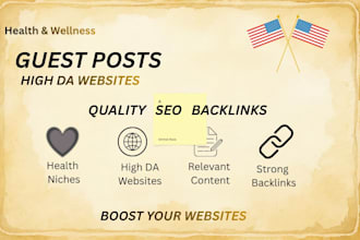 publish USA health guest posts on high da websites