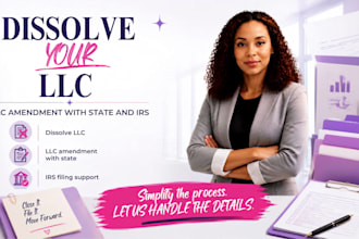 dissolve llc, close ein, llc dissolution, close llc, llc amendment, us llc
