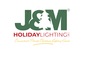 design festive modern holiday lighting decor service logo