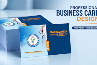 design a professional modern business card
