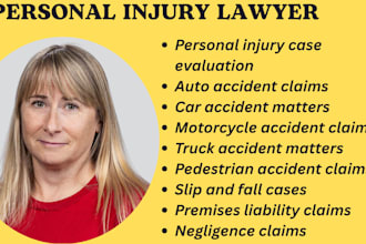 personal injury lawyer for accident, injury, insurance claims, civil litigation