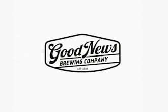 design good news brewing company logo