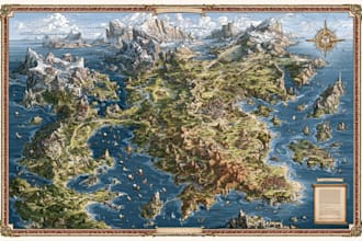 draw a map illustration for your project