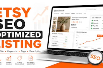 do etsy SEO listing title, description and tags
