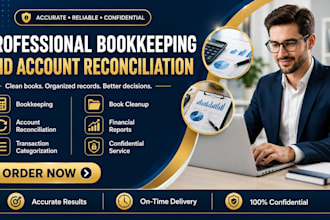 do professional bookkeeping and account reconciliation