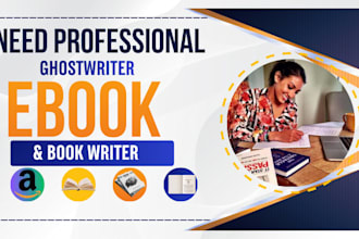 be your book ghostwriter and ebook writer