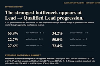 diagnose paid ads and funnel bottlenecks