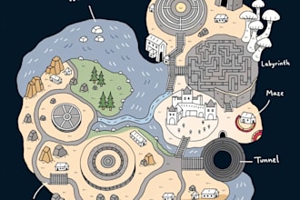 build a custom map for a world, city, town, or dungeon