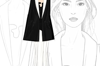 creo illustrazioni di moda per i tuoi progetti