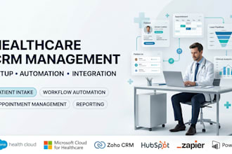 setup salesforce health microsoft dynamics zoho pabau veeva healthcare crm