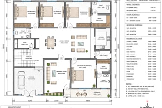 convert PDF or sketch to autocad 2d dwg drawing