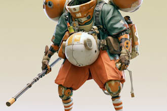 design an original mecha character for your game