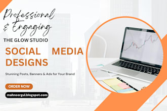 design scroll stopping social media ads and custom poster designs