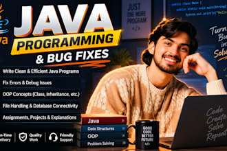 do java programming, scripts, fix ,debug , java projects