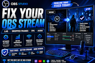 fix obs lag, dropped frames and stream issues