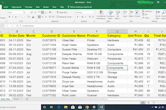 do advanced excel formulas, data cleaning