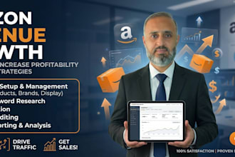 boost your amazon revenue growth with SEO listing optimization and PPC strategy