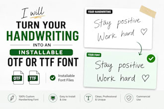 turn your handwriting into an installable otf or ttf font