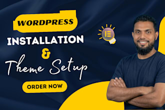 install wordpress and setup premium theme with demo import