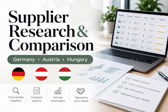 research and compare suppliers in germany, austria or hungary