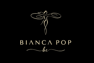 design silhouette woman bee wings coming other dimension graceful logo