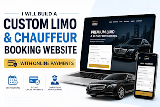 build a custom limo and chauffeur booking website with online payments