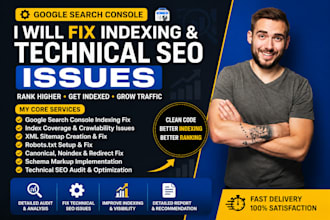 fix google search console indexing and technical SEO issues