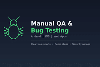 manually test mobile and web apps