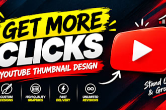 design custom youtube thumbnails for sports, gaming, vlogs