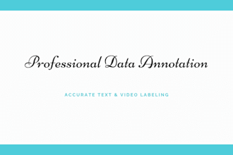 provide professional data annotation for ai training