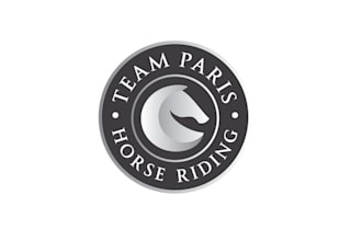 design team paris horse riding competition logo