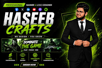 create a youtube gaming banner
