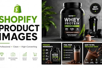 design professional shopify product images