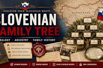 research slovenian family tree, family history and genealogy records