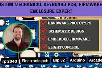 design mechanical keyboard pcbs, firmware and their enclosures