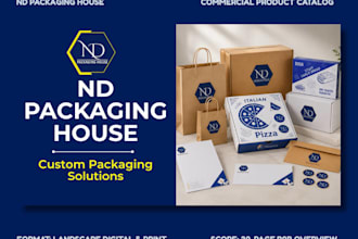 design professional business brochure catalog