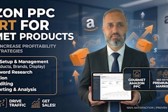 manage amazon advertising for gourmet food products to increase revenue