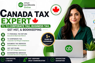 file canada tax return, t1 t2 corporate tax, business tax, gst hst, bookkeeping