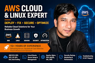 fix, deploy and manage AWS cloud and linux servers