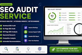 do a full SEO audit with actionable recommendations