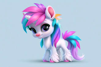 draw a pony character for you my little pony
