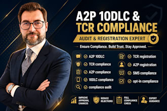 audit your website for tcr and a2p 10dlc compliance approval