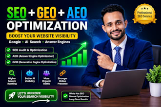 do optimize your website for SEO, GEO, and aeo