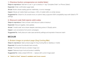 test your website and find bugs