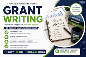 research grants and write a compelling grant proposal to help fund your project